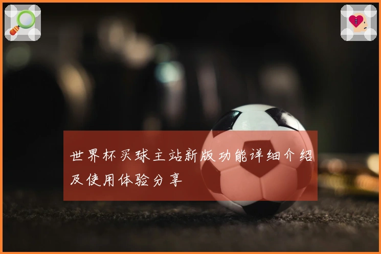 世界杯买球主站新版功能详细介绍及使用体验分享