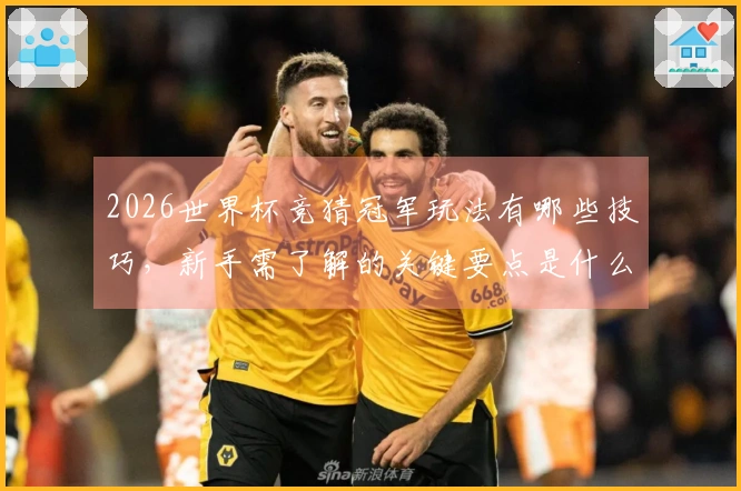 2026世界杯竞猜冠军玩法有哪些技巧，新手需了解的关键要点是什么？