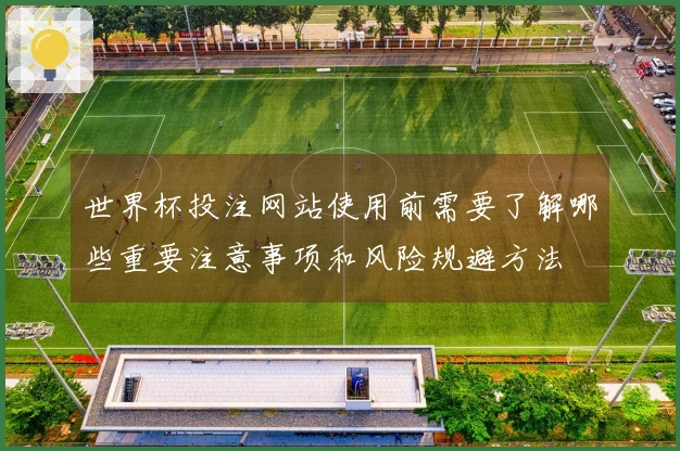 世界杯投注网站使用前需要了解哪些重要注意事项和风险规避方法